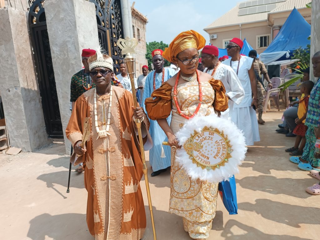 Igwe Daniel Obelle Of Nawfia Celebrates  Ofala, Ịgụ Arọ Festival