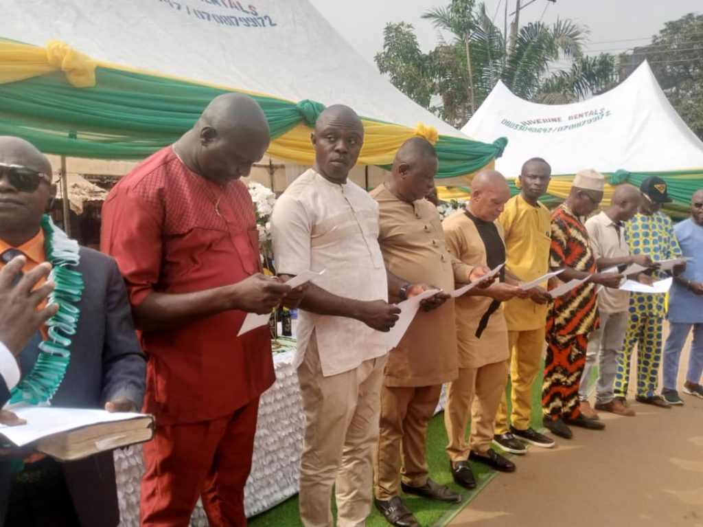 National Executive Of Ogwuari Village Nsugbe Inaugurated