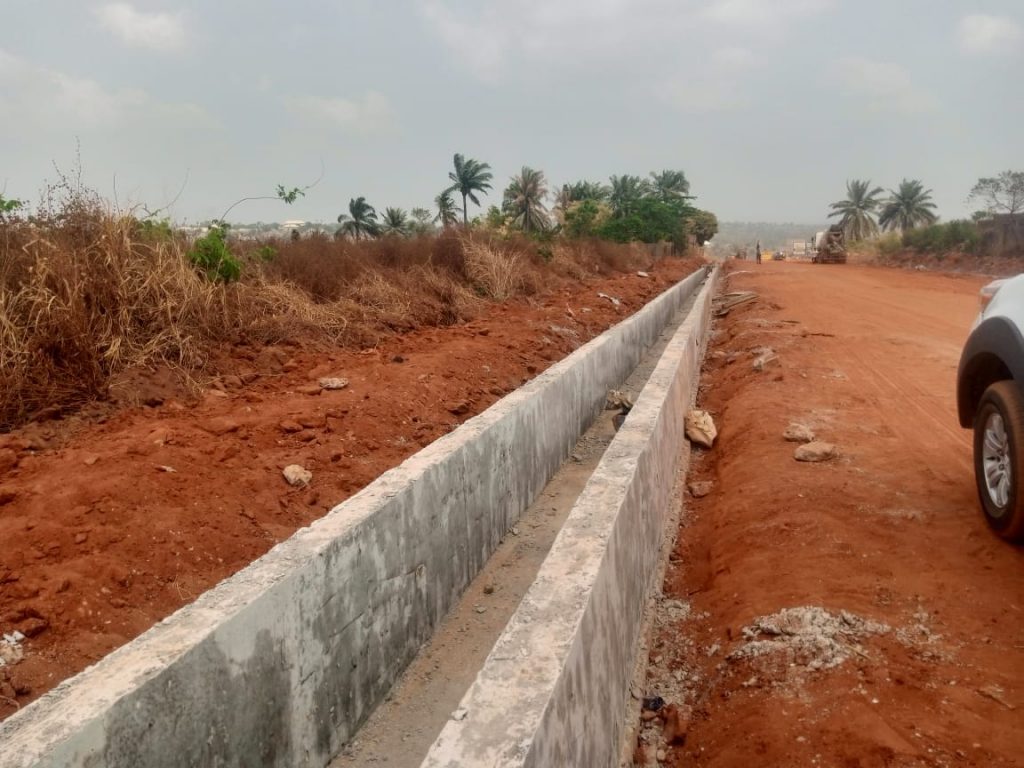 Work  Ongoing On Amansea-Ifite Awka- New Government -House-Aroma Road Project