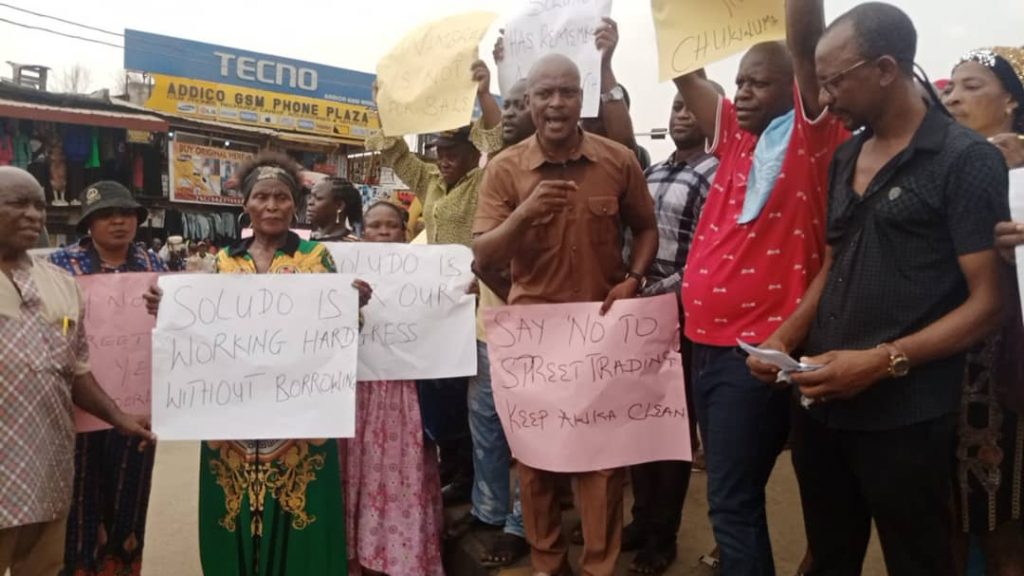 Awka South  Residents Protest Against Sabotaging  Implementation Of Govt Policies