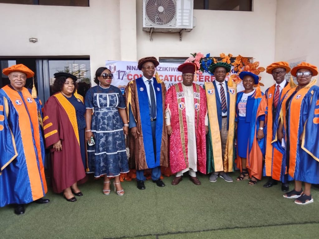 Ikenna Okafor Of Akwaeze Community Awarded  Honorary Doctorate Degree By NAU Awka