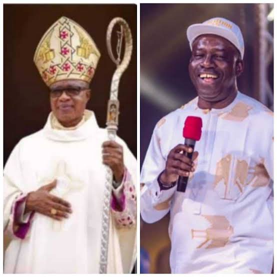 Soludo Felicitates  Archbishop Okeke On 22nd Episcopal Anniversary