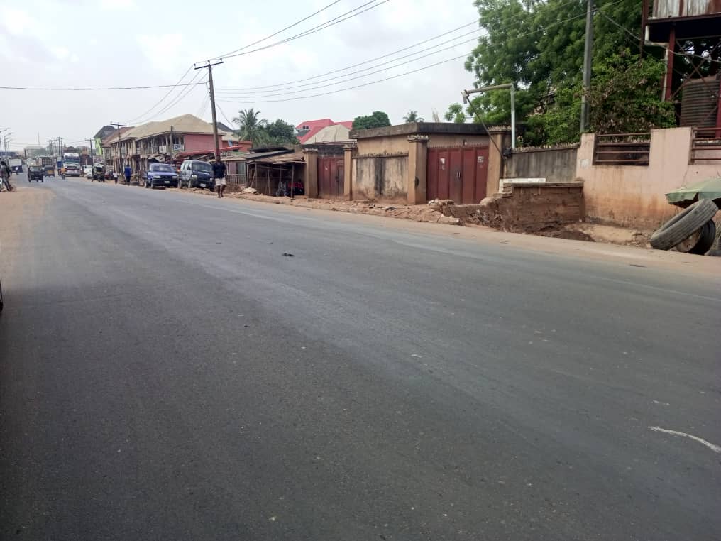 Asphalting  Completed On  Ugwu Nwasike Ogidi by Enugu-Onitsha Express Road