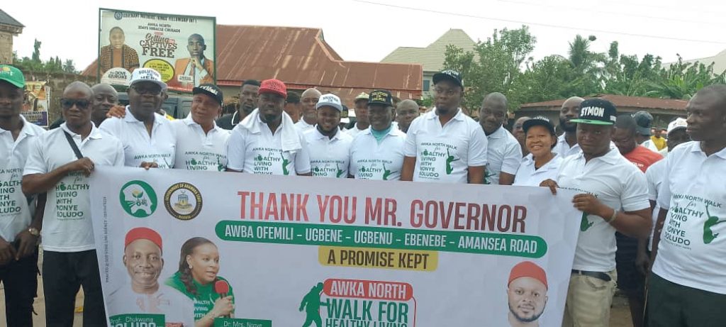 People Of Awka North Council Area Hold Walk To Promote Healthy Living