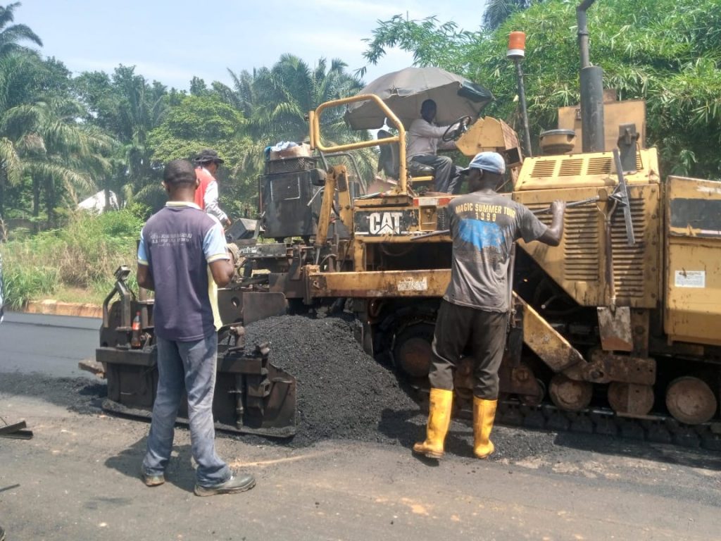 Asphalt Laying  To Be Completed On Ezira-Umuomaku-Enugwu-Umuonyia-Achina Road  Next Month