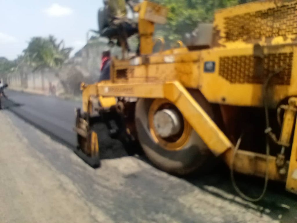 Asphalting  Completed On   Awkuzu-Umunya Road Project