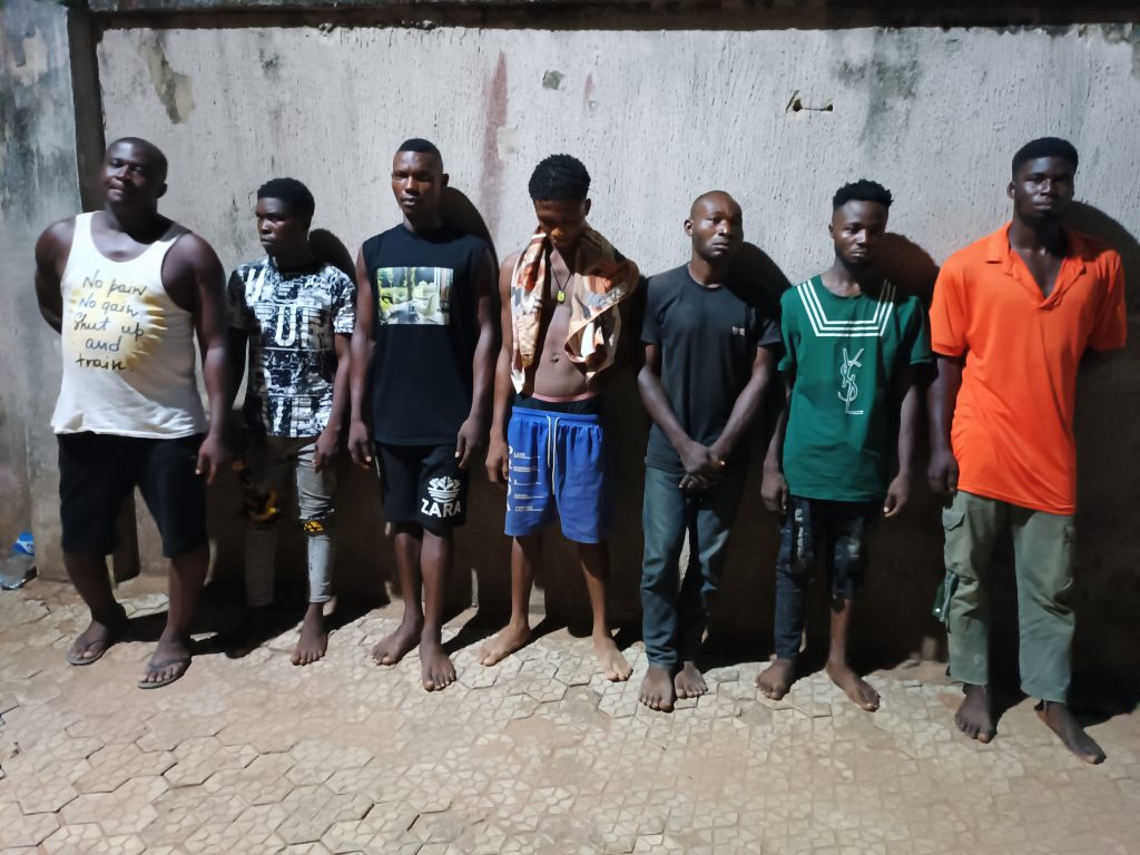 OCHA Brigade Arrests Seven  Suspected Illegal Miners At Oba