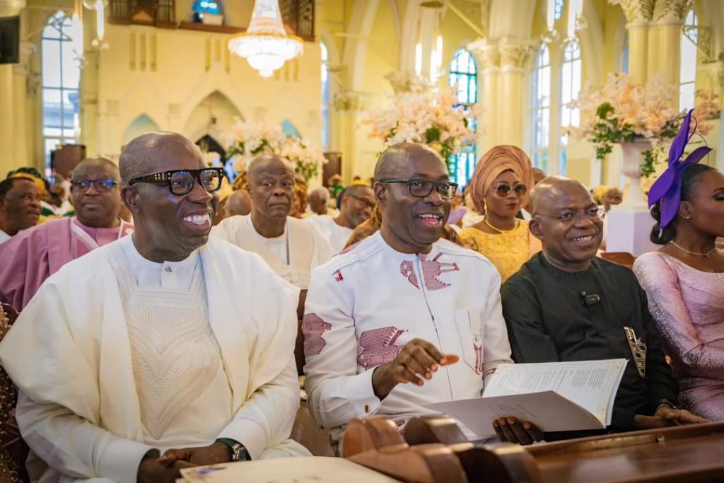 Soludo Attends Sanwo- Olu’s Daughter’s Wedding, Congratulates Couple