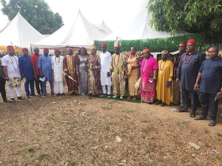 Igwe Johnson Mbanefo Of Mkpunando-Otu Aguleri Celebrates Ovala Festival