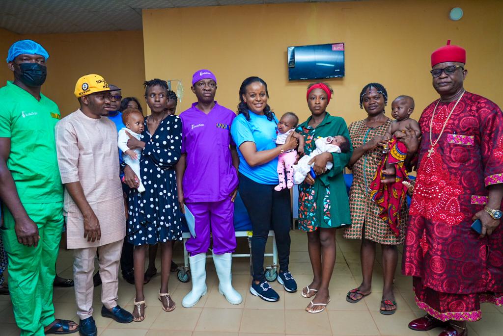 Mrs  Soludo Urges Parents To Bring Children With Cleft Deformity For Free Treatment