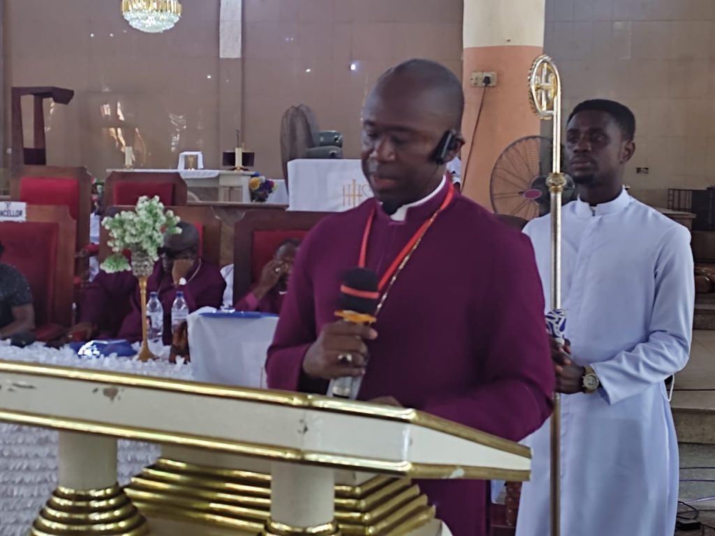 Synod : Bishop Amah  Tasks FG On People Oriented Policies