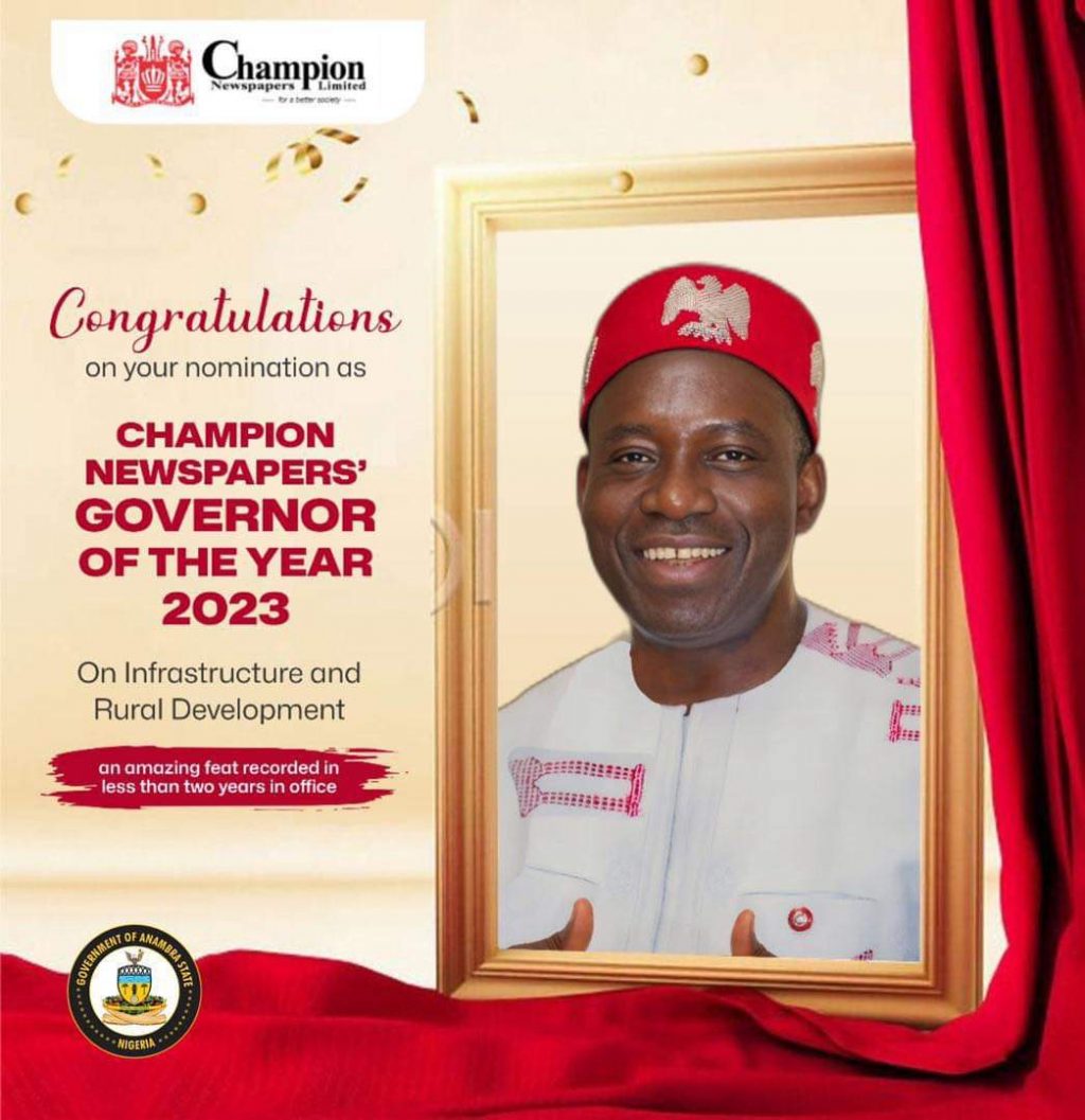 Best Governor Awards : Ifitedunu PG Lauds Soludo On Achievements