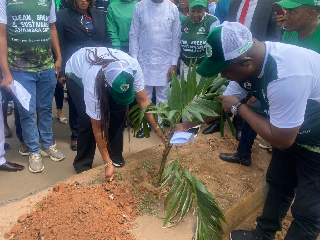 Mrs Soludo Launches  Tree Planting Campaign In Awka