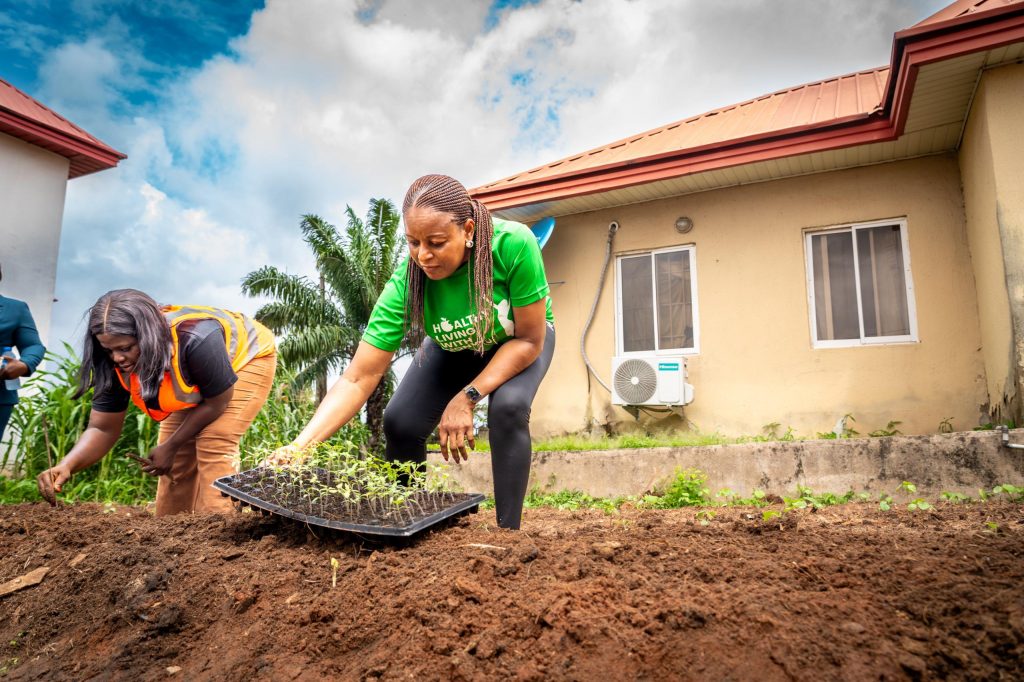 MRS NONYE SOLUDO’S HEALTHY LIVING EXHIBITION GARDEN  INITIATIVE