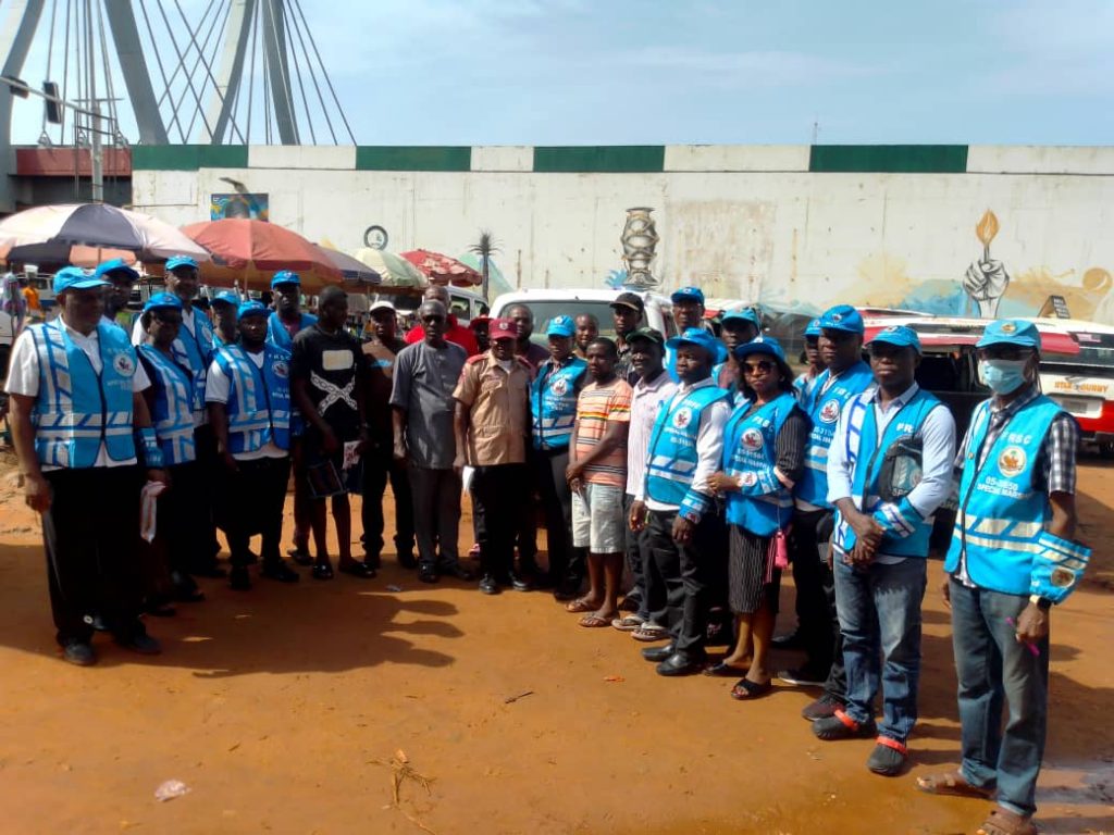 Special Marshals  Of  FRSC Hold Enlightenment Campaign For Drivers, Road Users In Awka