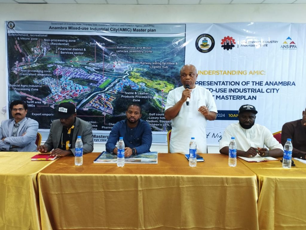 Indian Firm Presents Draft Of Anambra State Mixed-Used Industrial City Master Plan For Validation