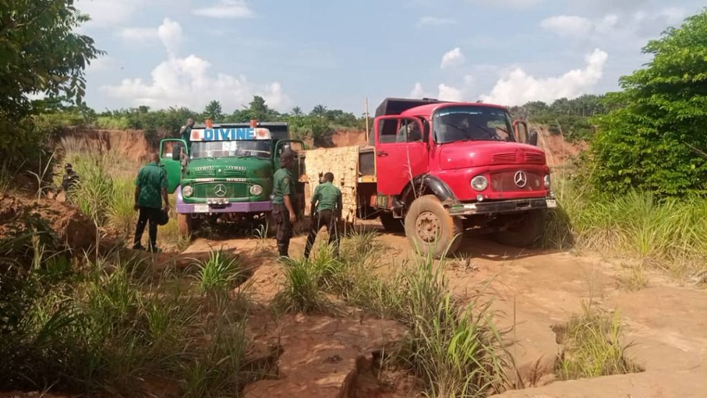 Illegal Mining : OCHA Brigade Arrests More Suspects, Impound Trucks