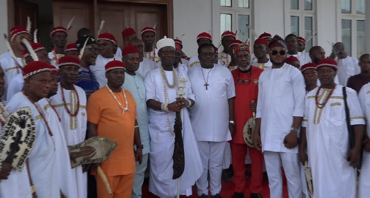 Igwe Chidume  Of Omor Celebrates   2024 New Yam Festival