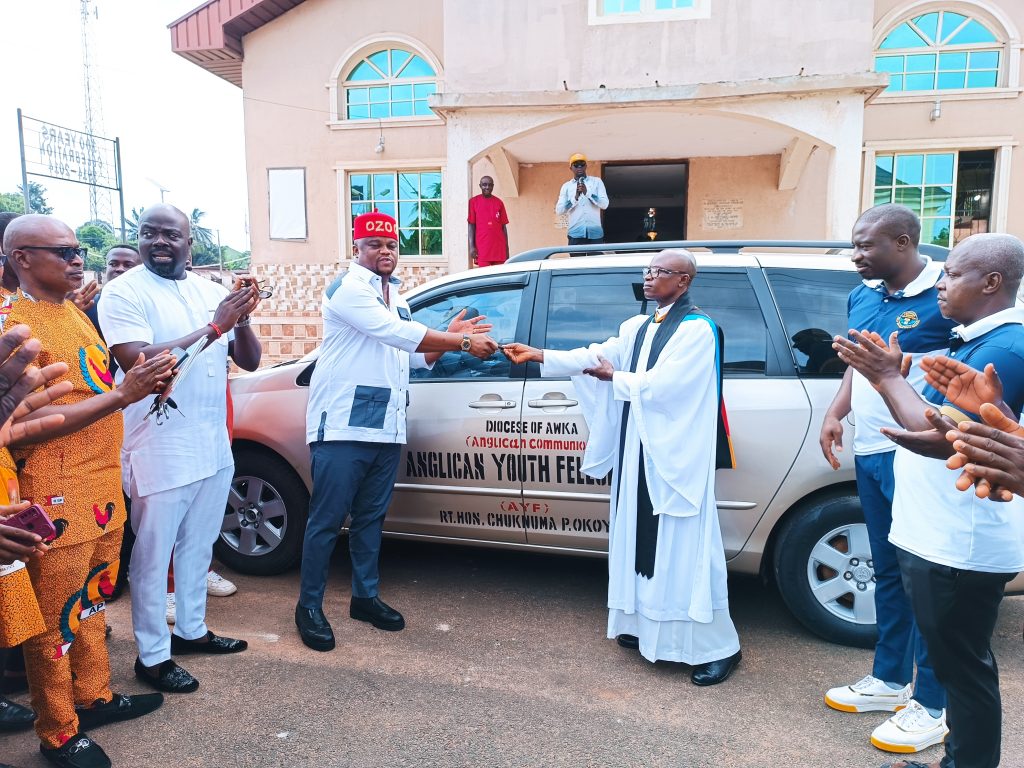 Anambra State Deputy Assembly Speaker  Donates Vehicle To Anglican Youth Fellowship Of Awka Diocese