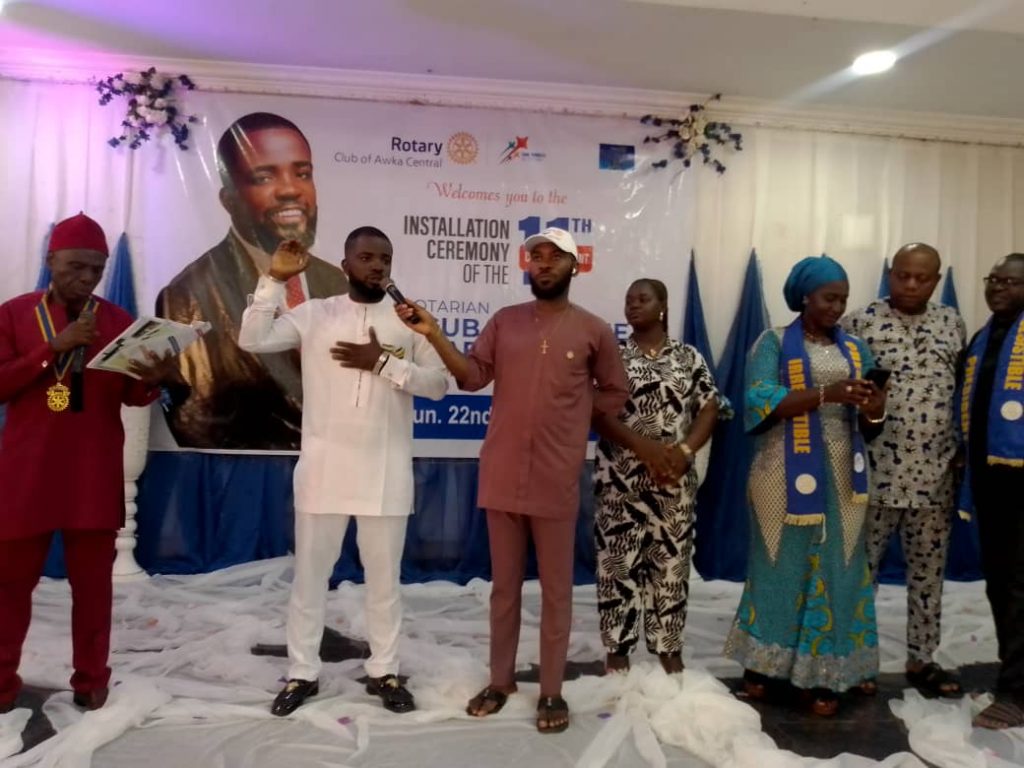 Ekene Agubata Installed President Rotary Club Of Awka Central