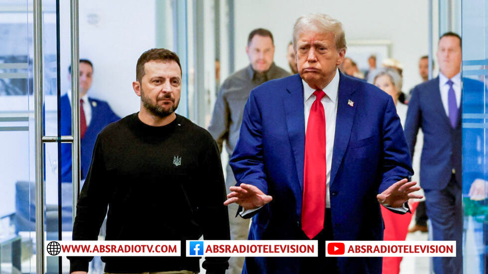 Former US President Trump Meets Ukrainian President Volodymyr Zelenskyy