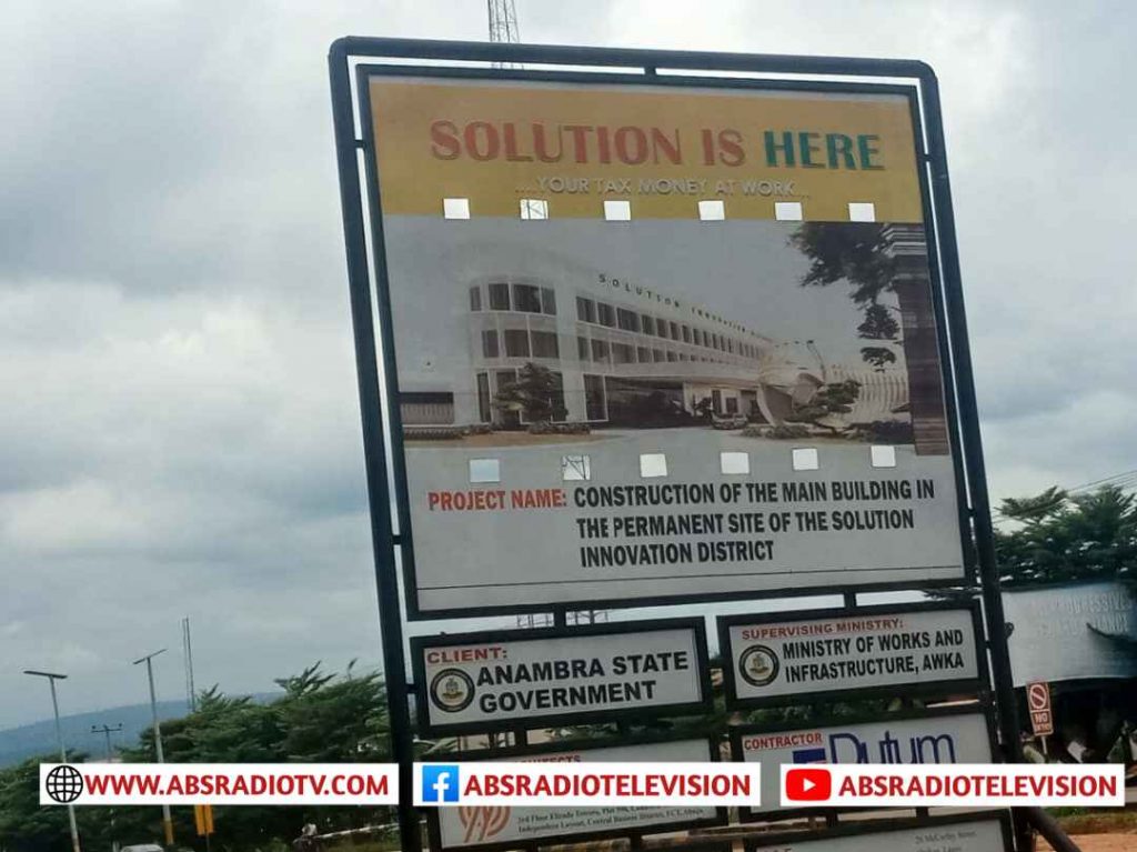 Work Advances On Solution Innovation District Project Awka