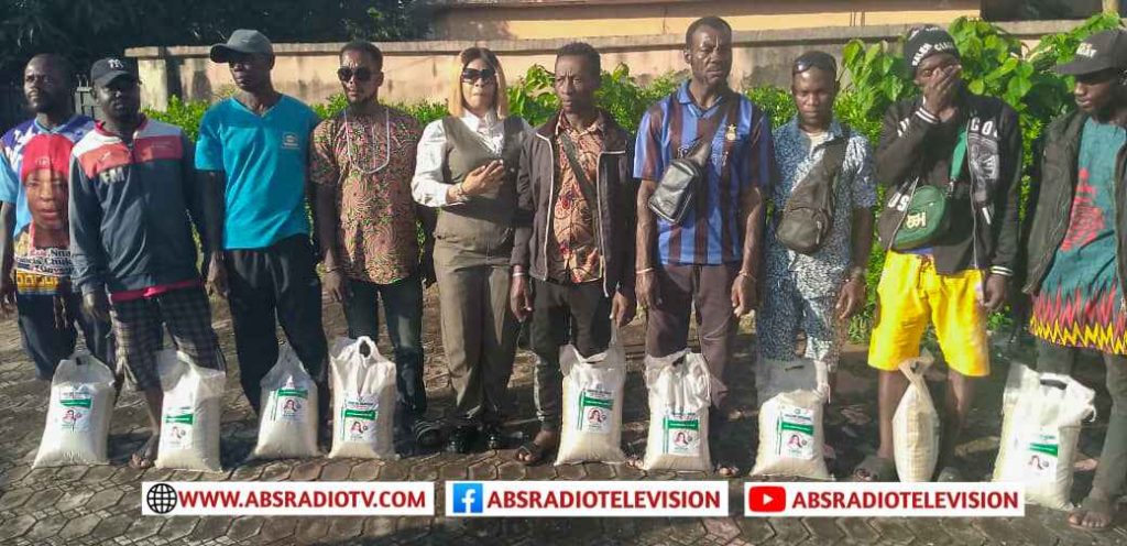 Anambra State Assembly Deputy Minority Whip Ogbuefi Empowers 50 Tricycle Operators In Anaocha Constituency One With Bags Of Rice