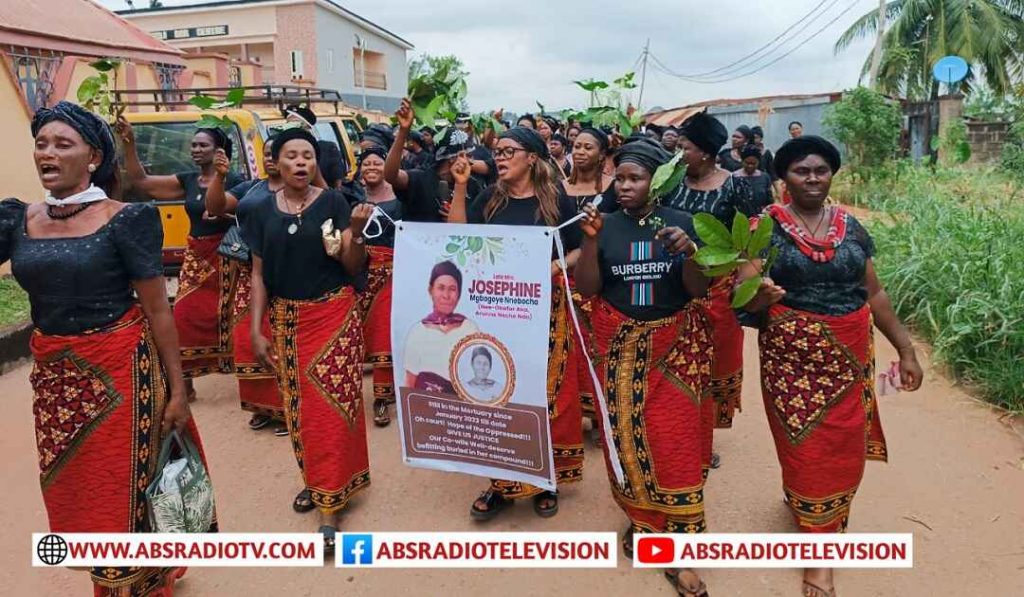 Avomimi Village Women Enugwu-Ukwu Protest Family’s Abandonment Of Matriarch’s Corpse In Mortuary