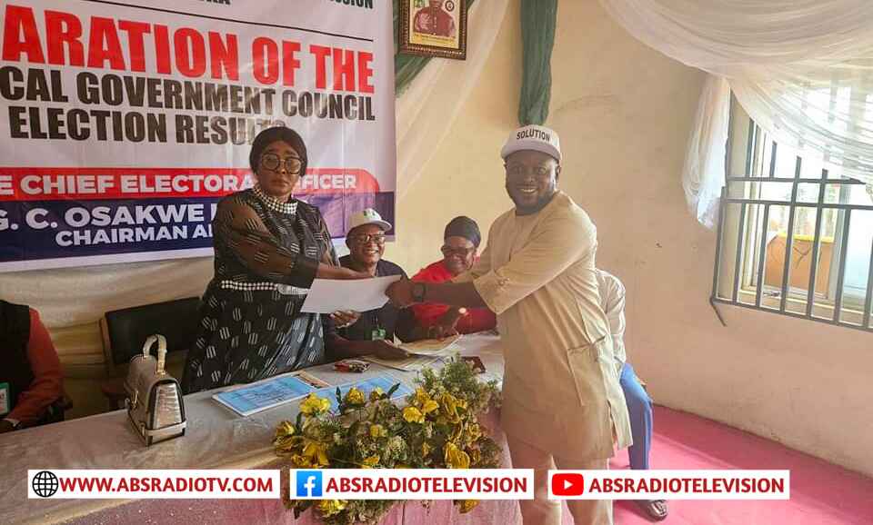 Awka North Mayor-Elect, Anago Receives Certificate Of Return