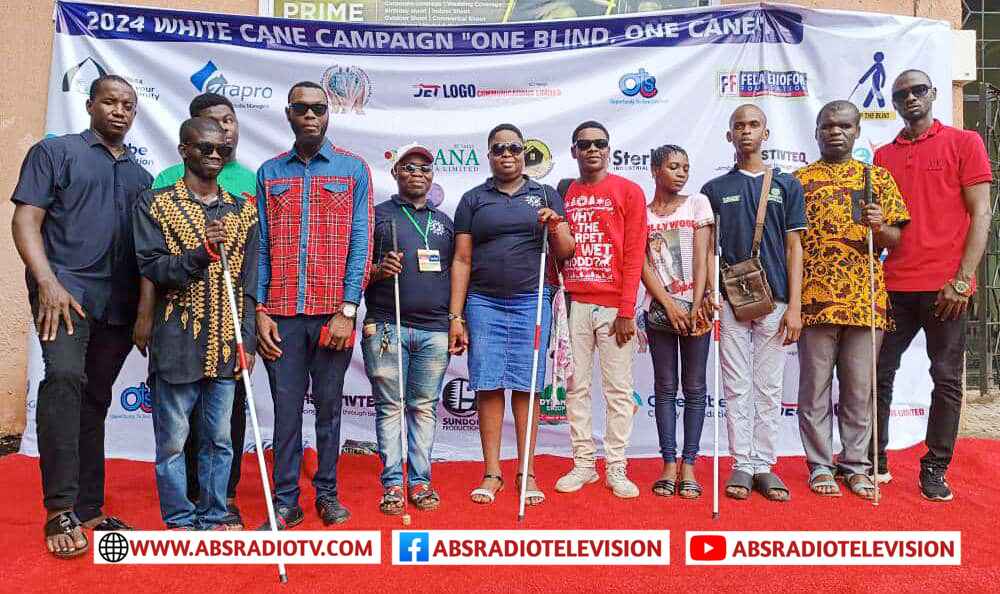 White Cane Day: ANSAA, Others Donate World-class White Canes With Chips To 100 Visually Impaired Persons