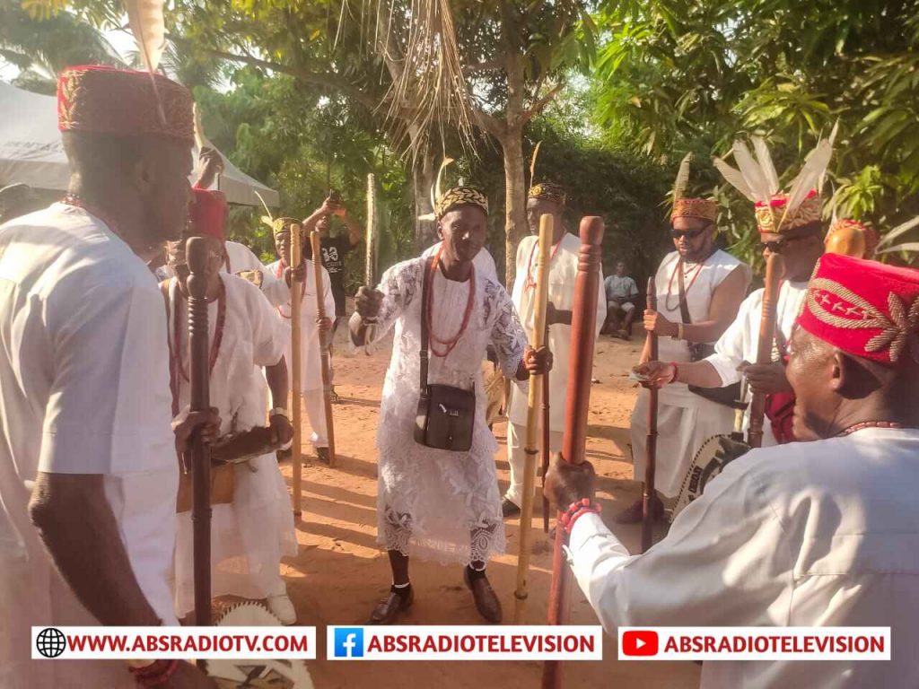 Acting Head Of Programmes ABS Onitsha Nwashili Initiated Into `Nze na Ozo` Title Of Obosi Community