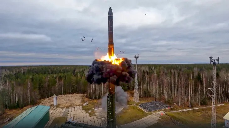 Russia Launches Intercontinental Ballistic Missile On Ukraine