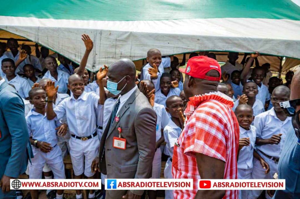 Soludo Receives A Rousing Welcome At His Alma Mater, Uga Boys Secondary School, Pledges To Pay WAEC Fees