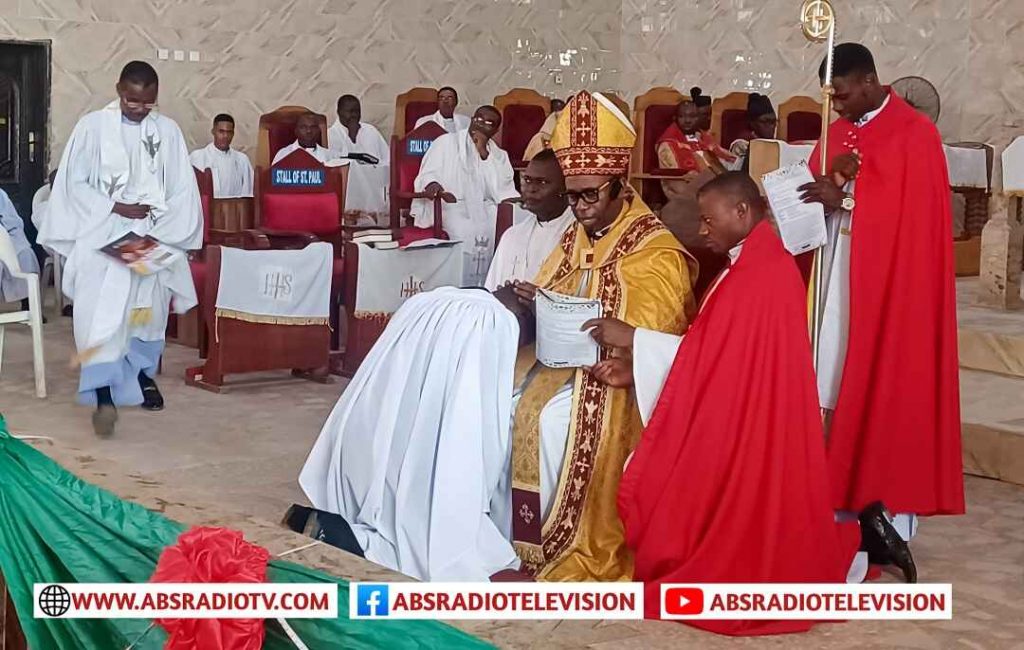 Advent Diaconate Ordination:  Bishop Amah Ordains Two Deacons At Atani