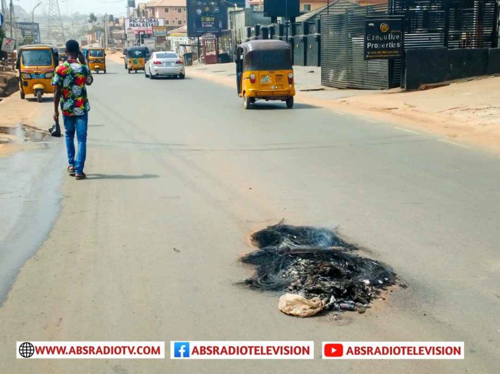 Anambra State Govt To Prosecute People Burning Tires On Tarred Roads