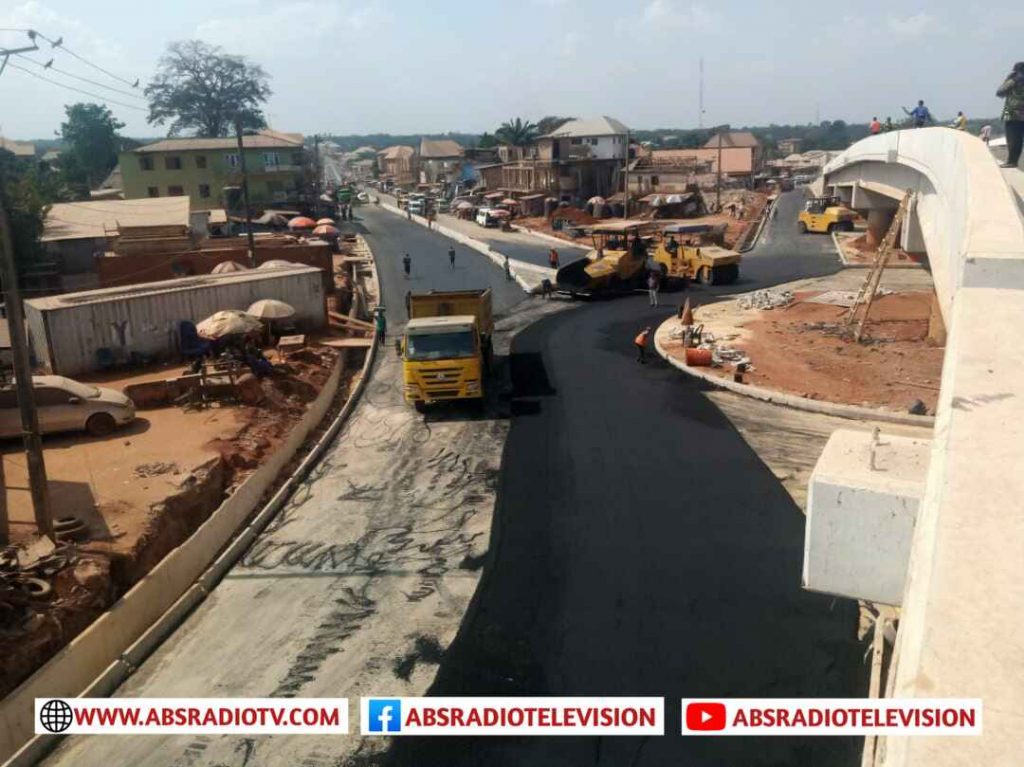 Laying Of Asphalt Completed On Ekwulobia Flyover