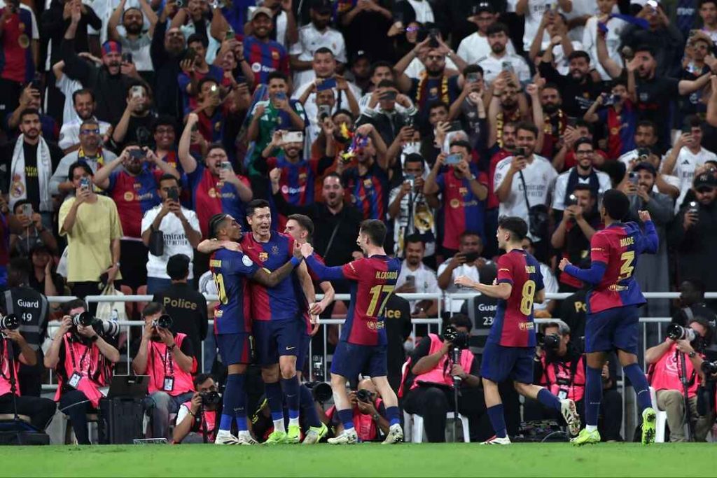 Barcelona Beat Real Madrid 5 – 2 To Win Spanish Super Cup Clasico Final