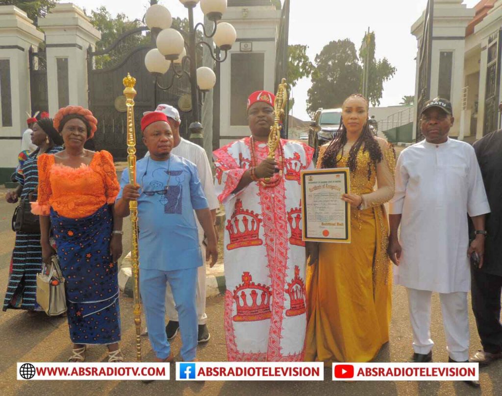 Ihite Community Traditional Ruler Igwe  Ifurunwa Assures Of Accelerated Community Development