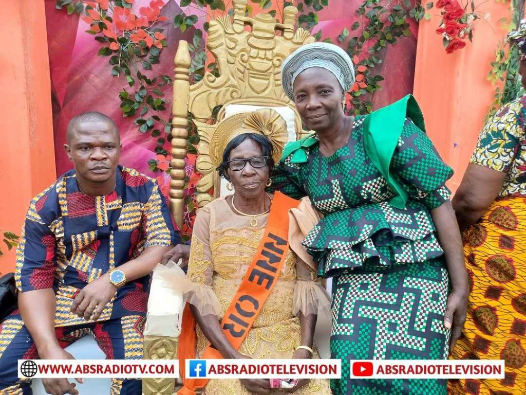 Njide Okoye Of ABS, Siblings Celebrate Mother, Mrs Aghasiefo @ 90