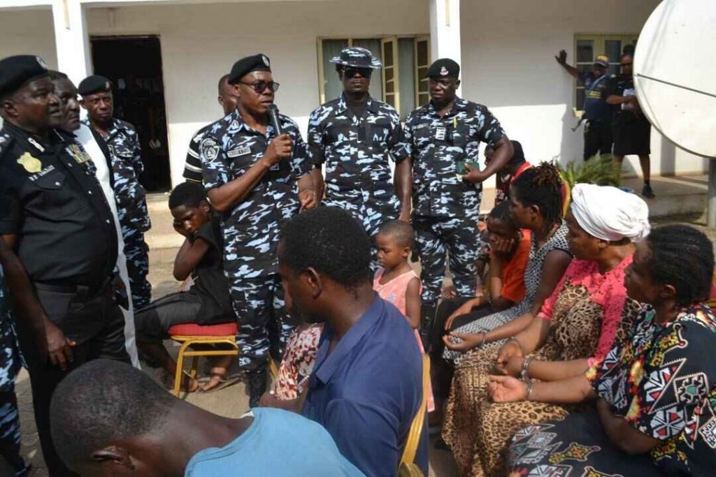 Press Briefing Of The Commissioner Of Police Anambra State Police Command CP Nnaghe Obono Itam On 6th January 2025 At Police Command Headquarters, Awka