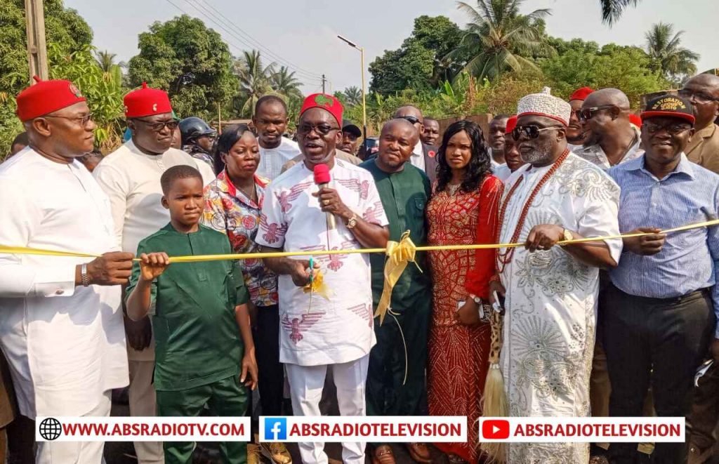 Soludo Inaugurates Road Project At Ojoto, Seeks Strategic Partnership To Accelerate Development