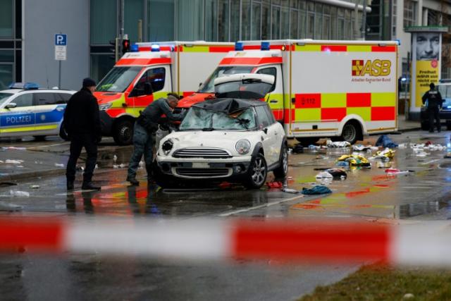 At Least 20 People Injured As Car Drives Into Crowd In Germany