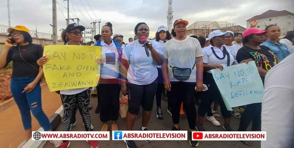 Anambra Women Affairs Ministry, Supporters Of Good Governance Hold Road Work To Sensitize People Against Crime